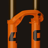 Fox 2027 40 Float FOX downhill fork with 203mm travel, 29-inch wheel, boost 20TAX110, and 52mm offset for mountain biking.