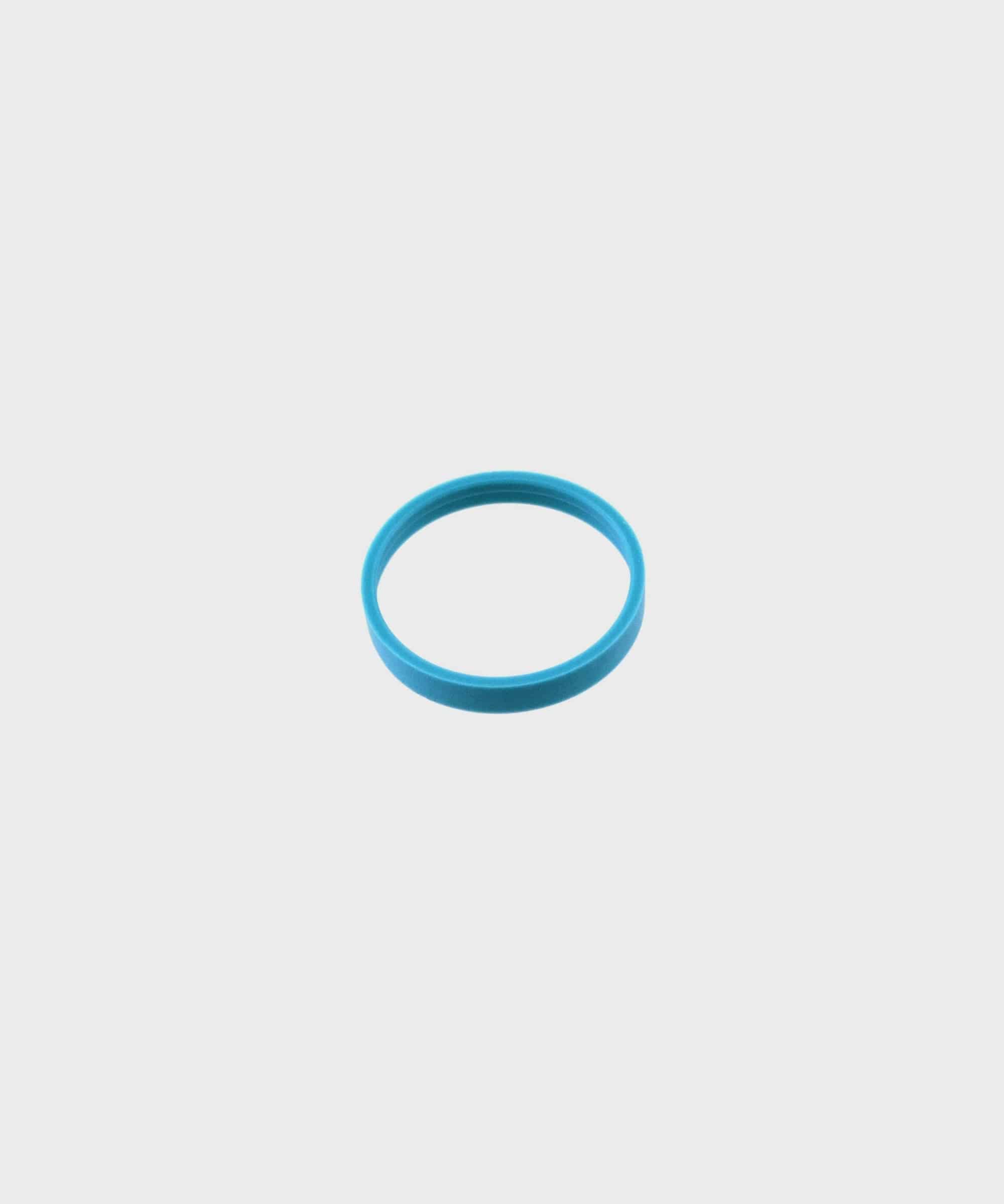 Fox Turcon blue ring seal for Fox forks and suspension, showing the 0.136 W x 1.072 OD x 0.031 TH component