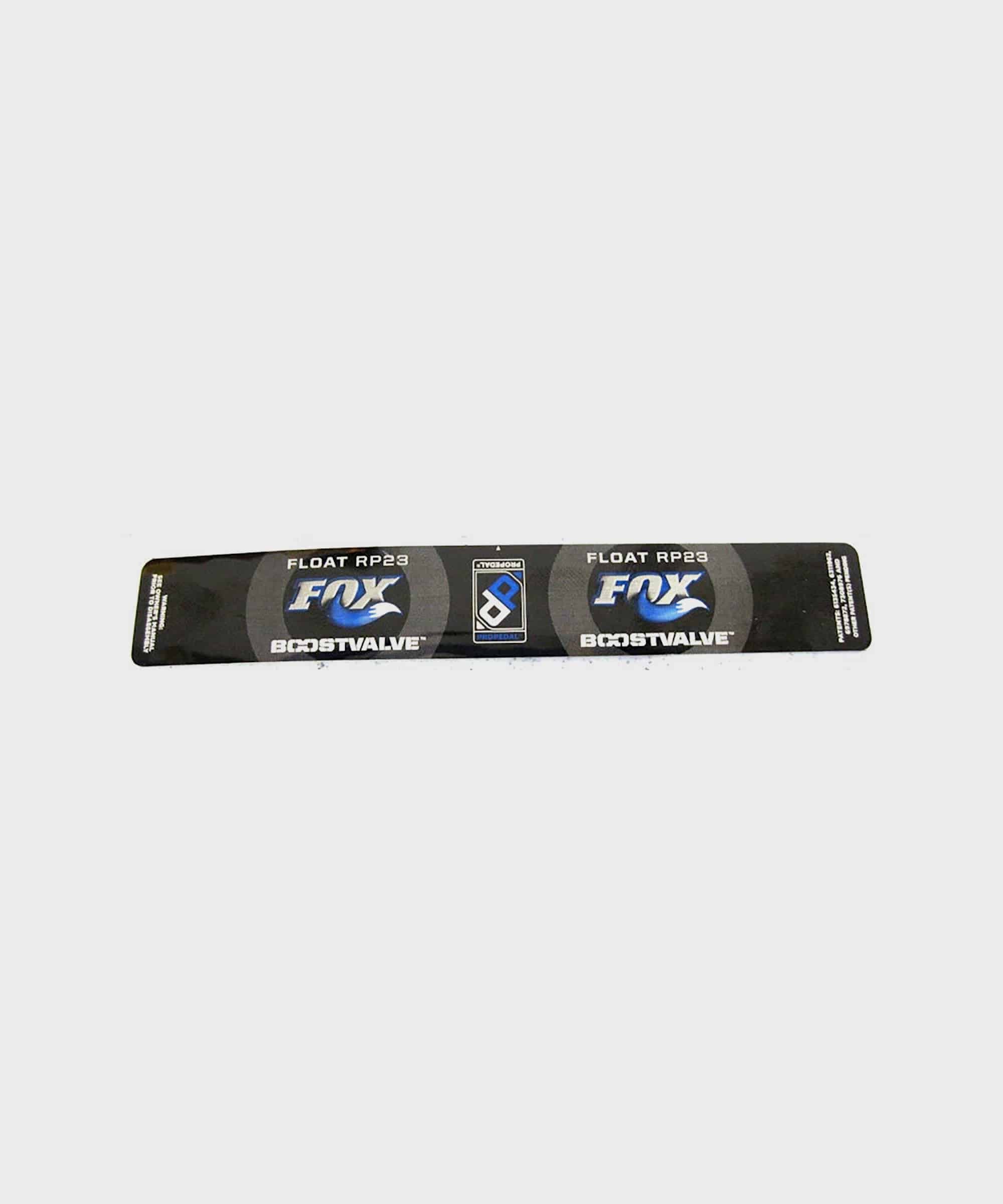 Fox Float RP23 Shock Boost Valve Decal 2010 5.5 / 6.0