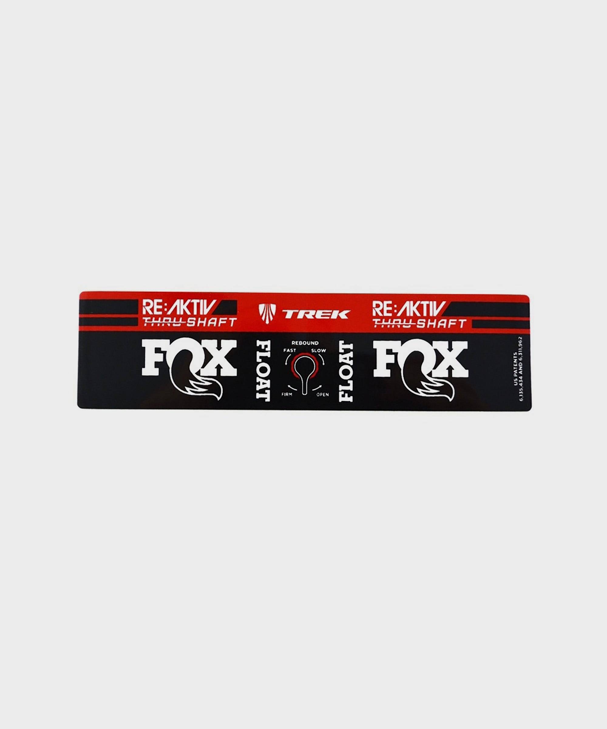 Fox Thru-Shaft Decal 2018