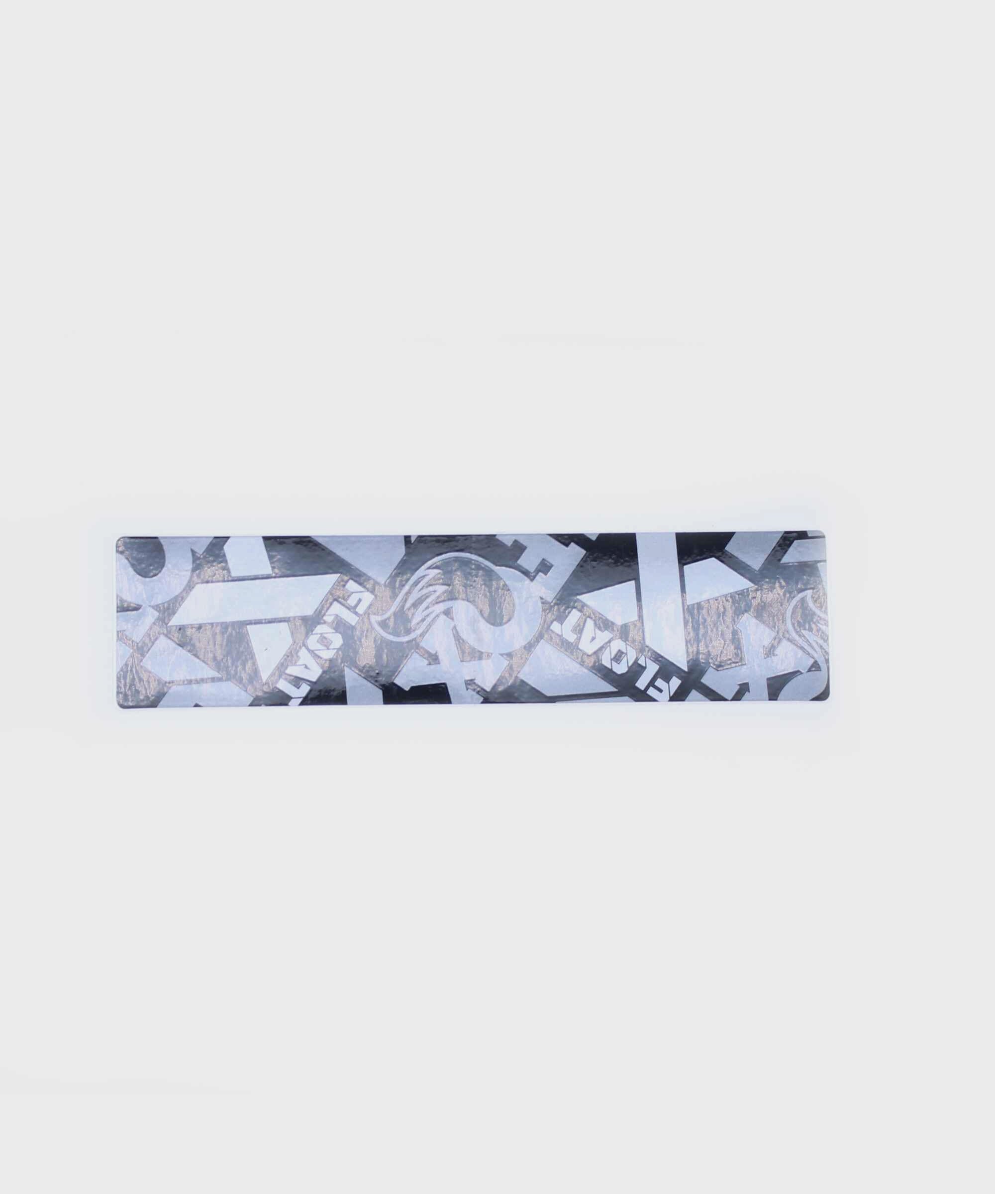 Fox FLOAT X Airsleeve Neutral Decal Kit for rear shock upgrade, components with Fox branding and detailed decal design.