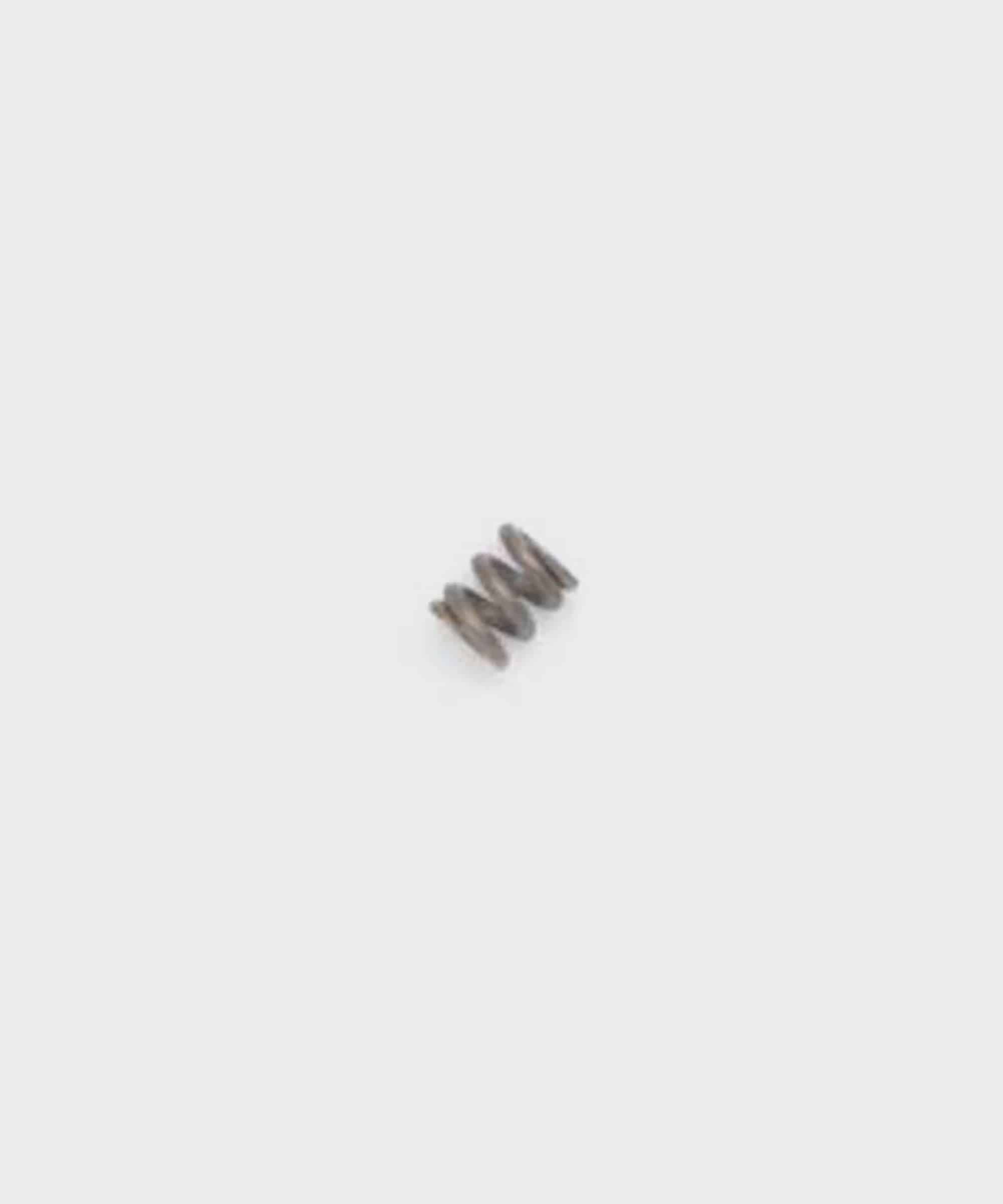 Fox fork left hand wound detent spring, 0.12 TLG x 0.094 OD, replacement component for suspension forks, shown in image.