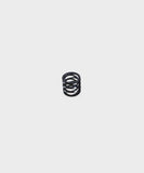 Fox Wave Smalley CMS12-H5 carbon steel rear shock shaft, 8.5mm diameter, 12mm bore, durable motorcycle suspension component.