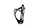 Durable matte black Fatty's Bottle Cage Resin bike water bottle holder attached to a bicycle frame.