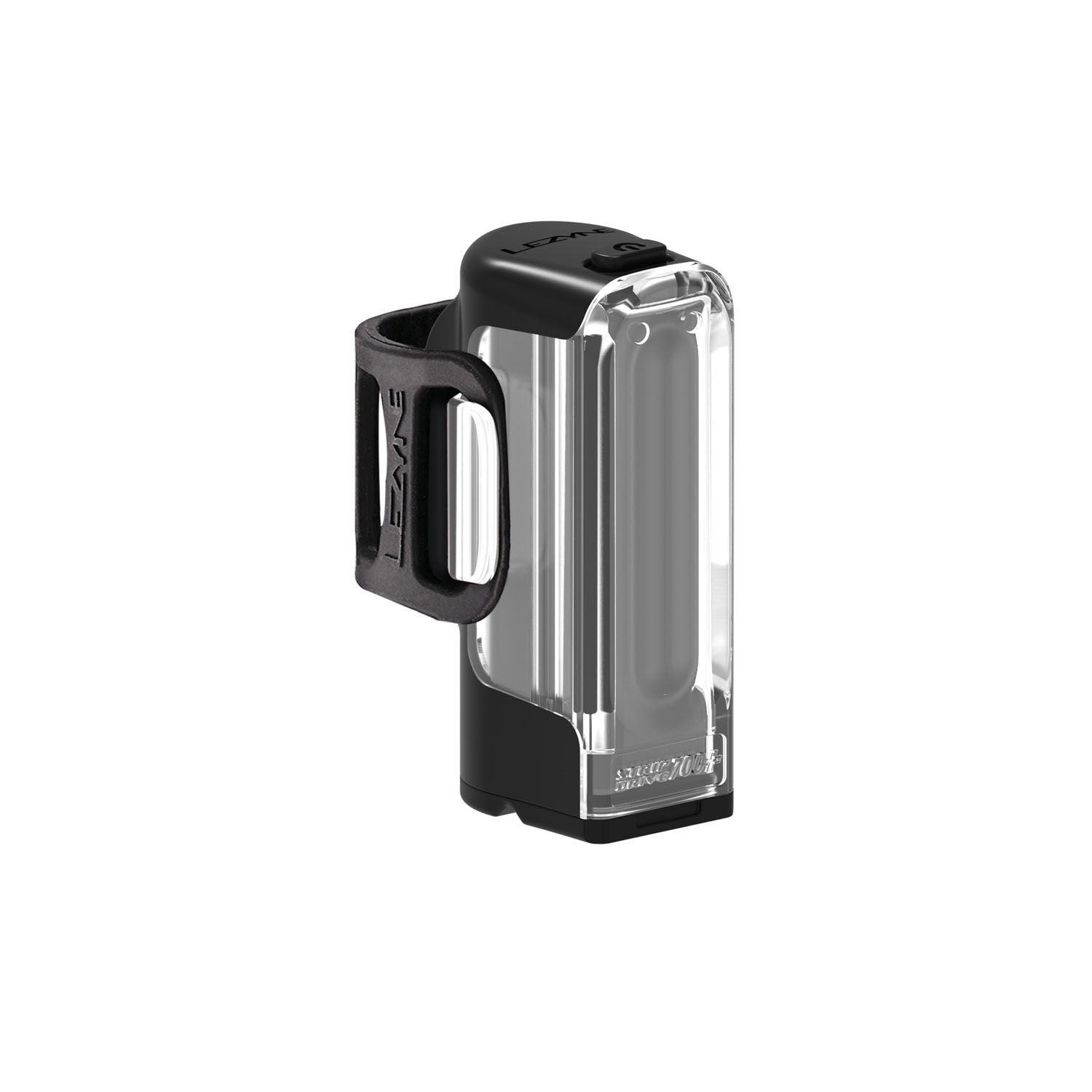 Lezyne Strip Drive Front bike light with 700 lumens, USB-C charging, powerful LED, waterproof IPX7, designed for cycling safety