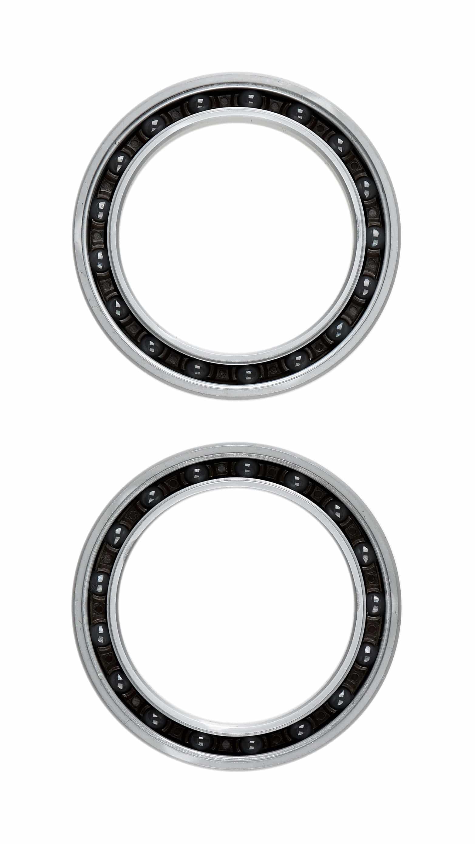 CeramicSpeed BB30 coated bearing bottom bracket for road and MTB bikes, showing the sleek black components and bearing design.