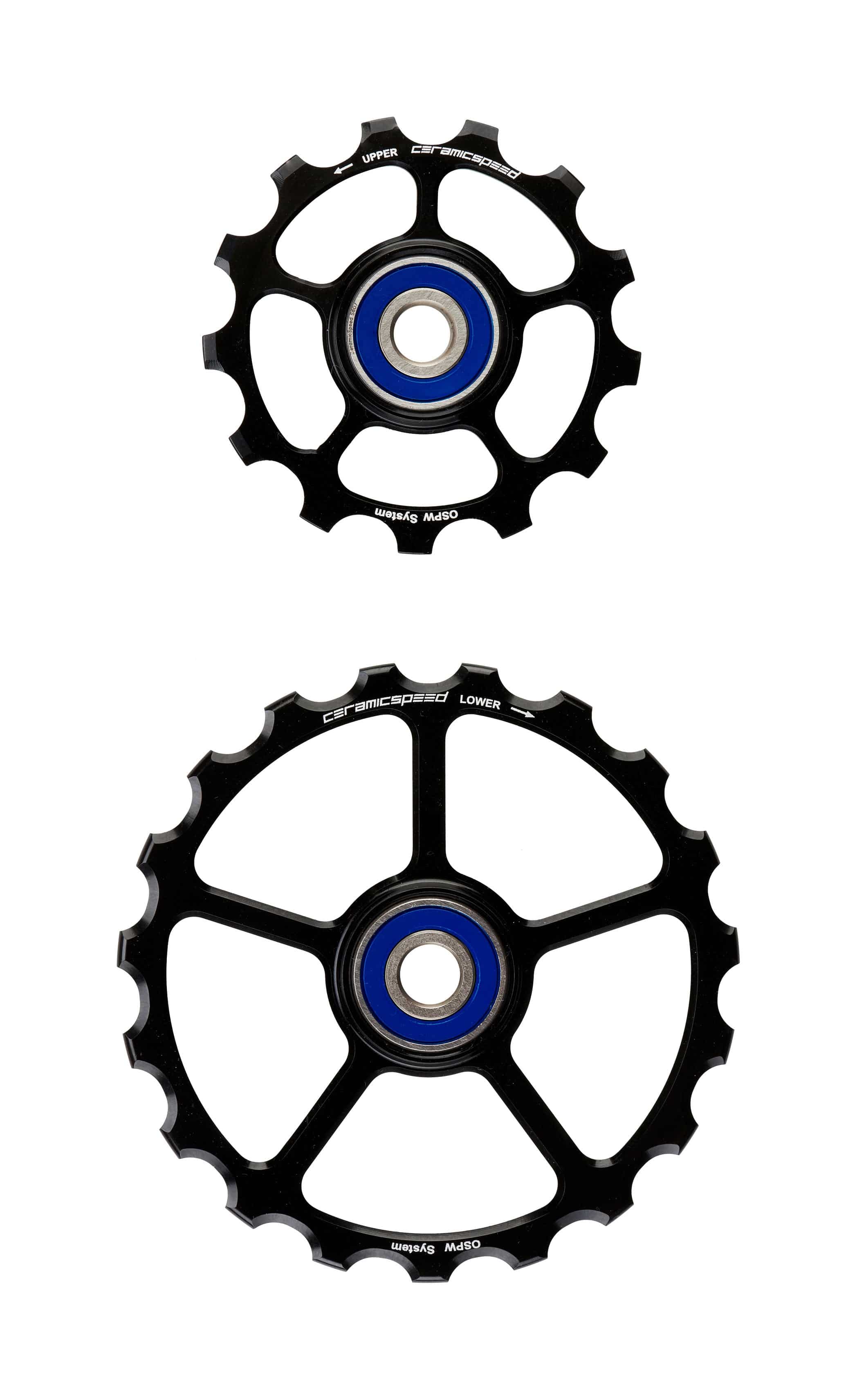 CeramicSpeed OSPW Coated No Cage 13+19T Pulley Wheels