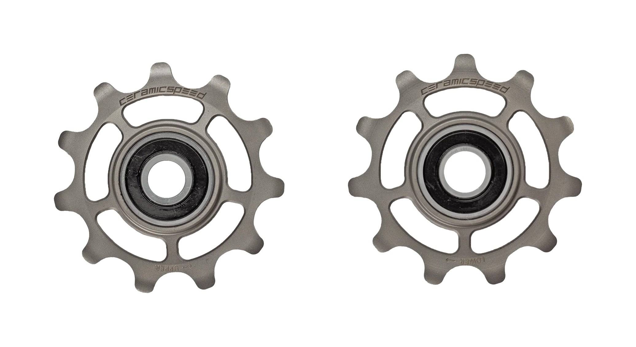 CeramicSpeed Shimano 12s Titanium Road Pulley Wheels Coated (9250, 8150, 7150)