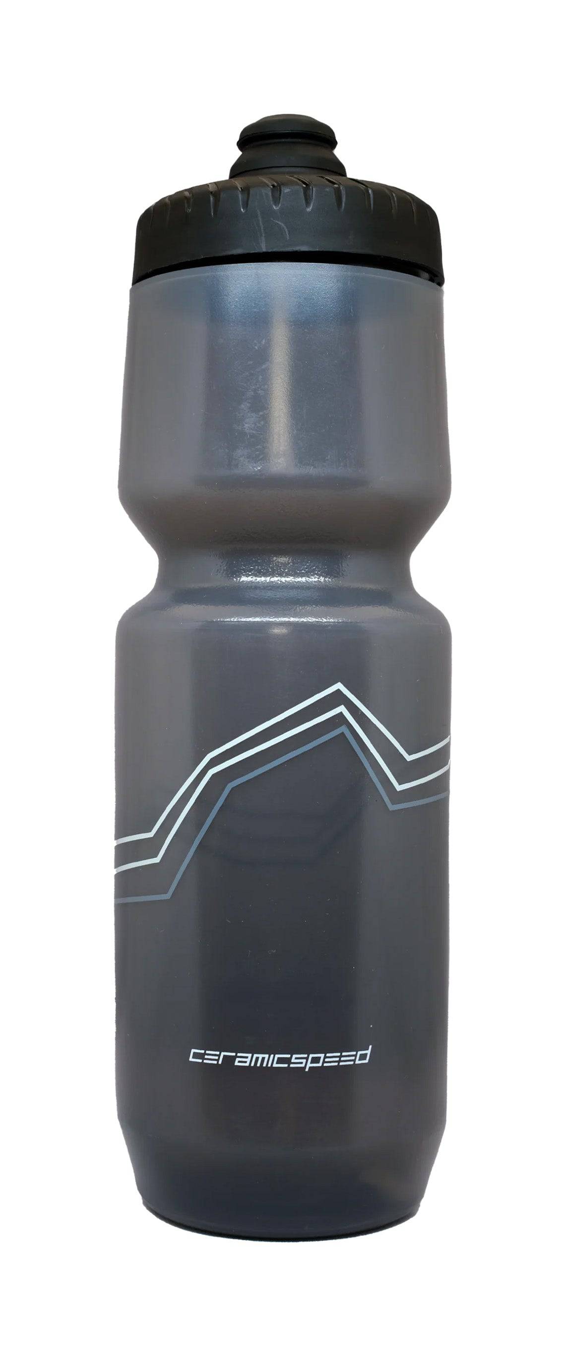 CeramicSpeed 750ml ceramic cycling water bottle, lightweight durable hydration accessory for cyclists.