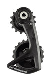 CeramicSpeed OSPW RS Alpha disc pulley wheels for SRAM Red and Force AXS groupsets, featuring sleek black ceramic components.
