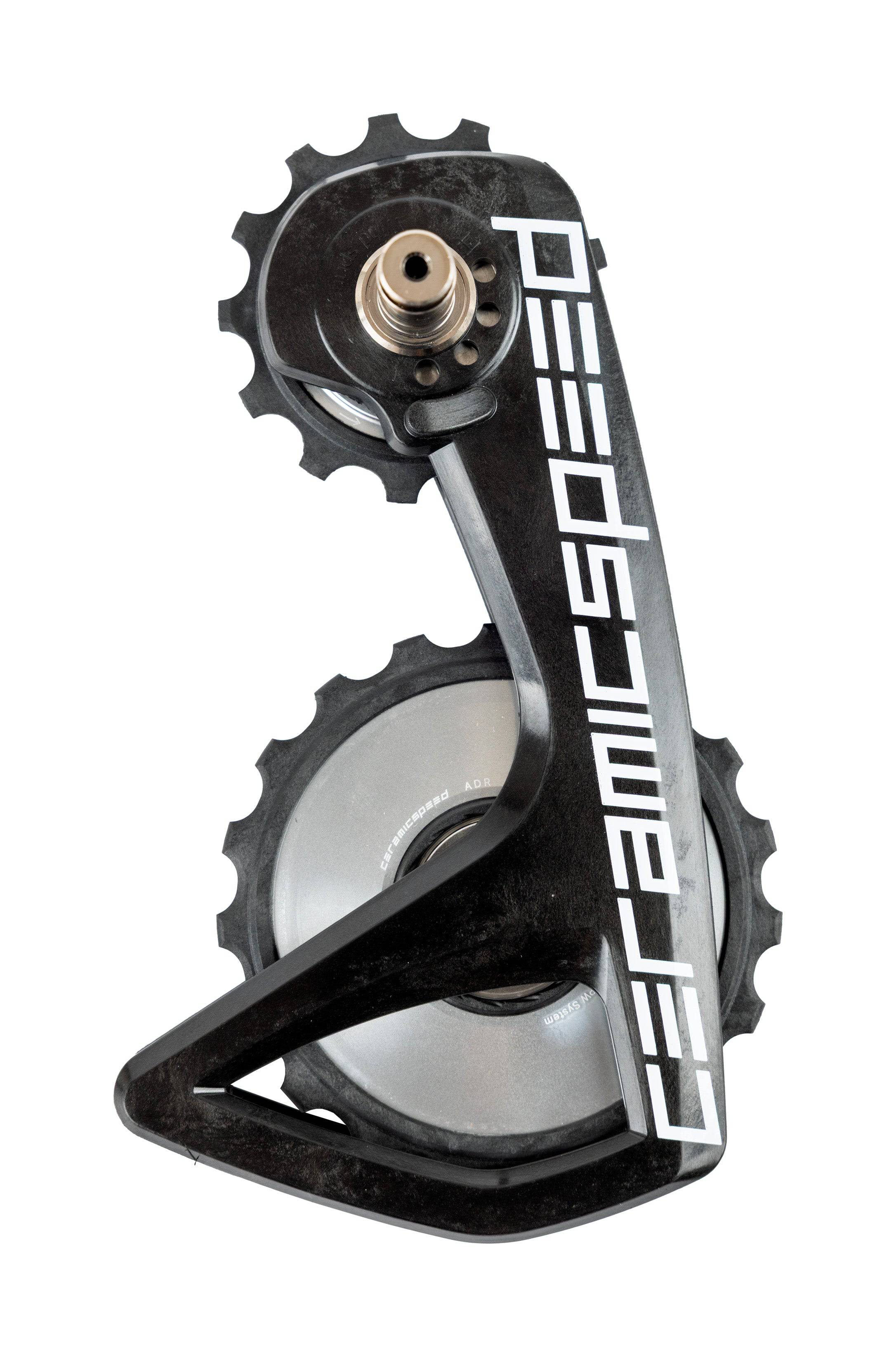 CeramicSpeed OSPW RS Alpha Disc Pulley Wheels for Shimano 9250/8150, Team Edition, high-performance cycling component.
