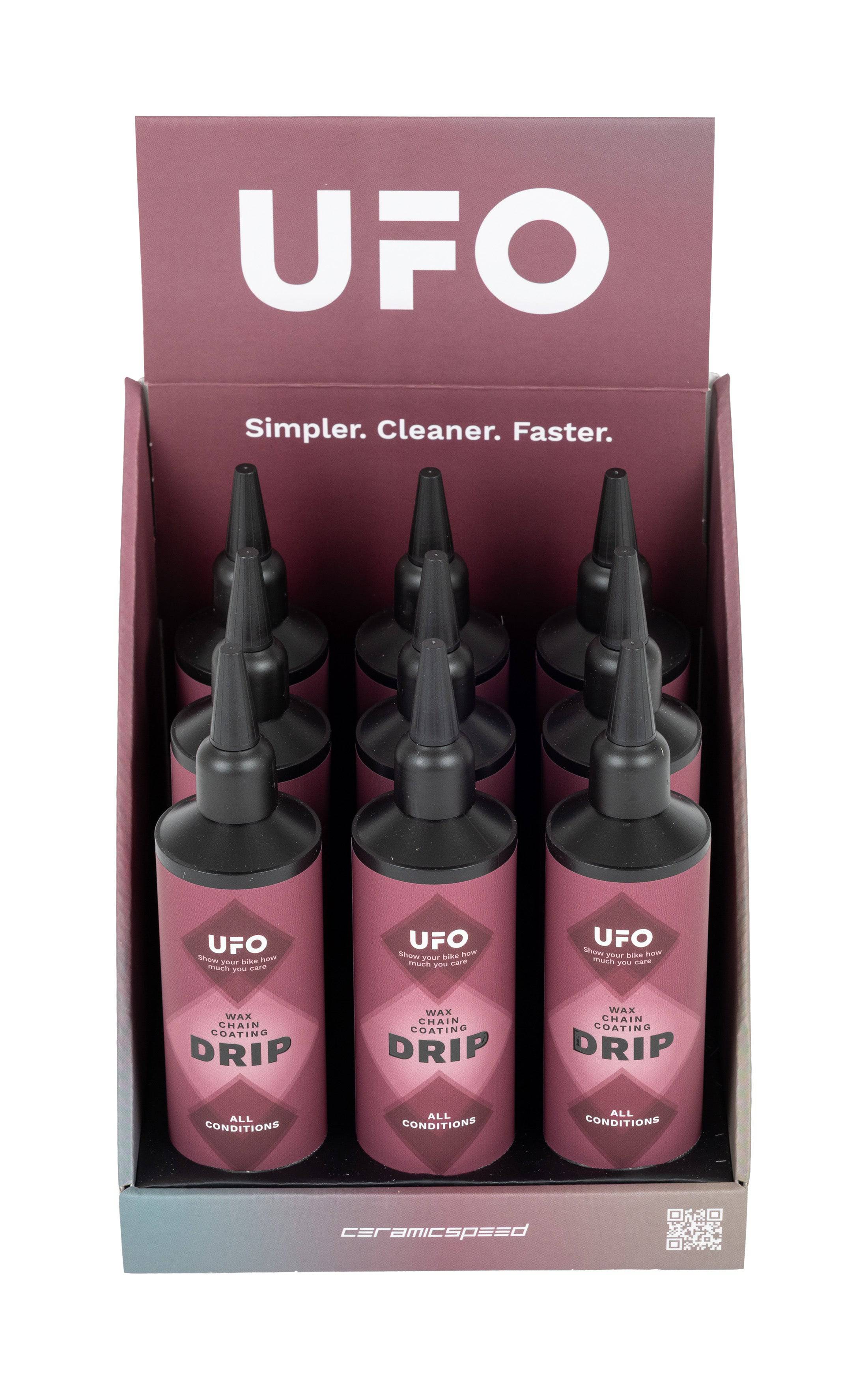 CeramicSpeed UFO Drip All Conditions 9 x 180 ml Bottle Display