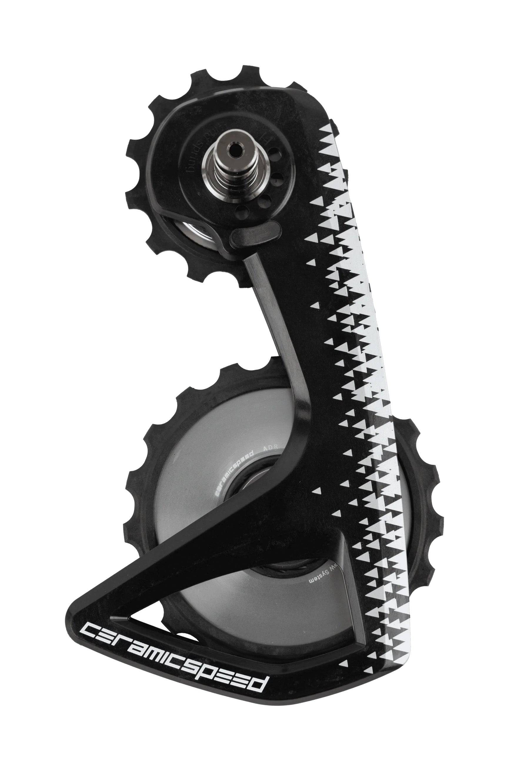 CeramicSpeed OSPW RS Alpha Disc Shimano 9250/1850 Pulley Wheels Argent Special Edition