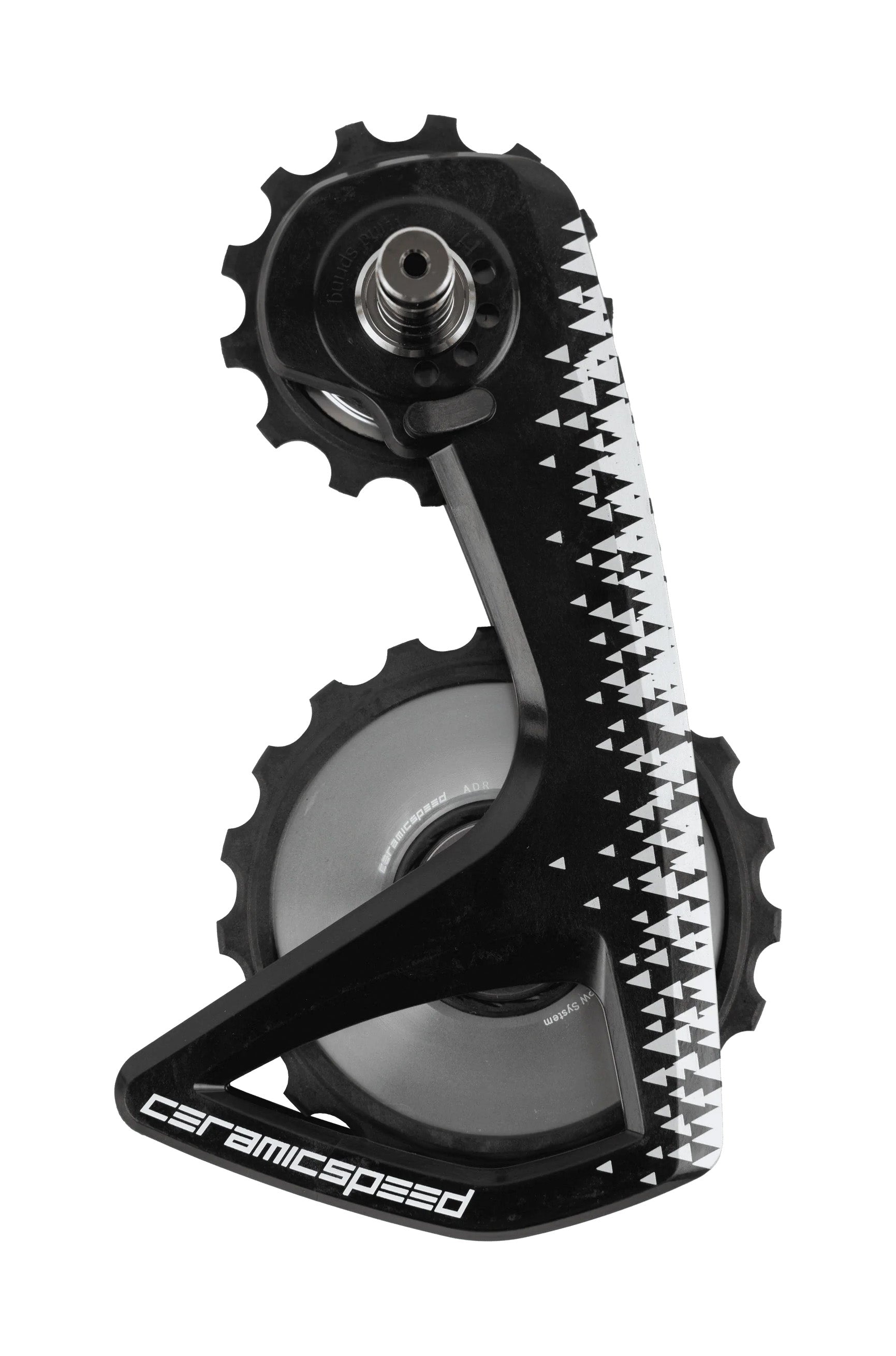 CeramicSpeed OSPW RS Alpha Disc Shimano 9250/1850 Pulley Wheels Argent Special Edition