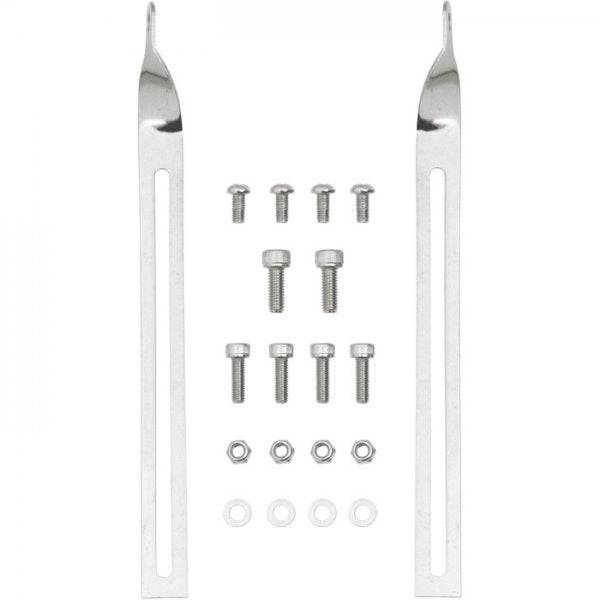 Silver M Part Trail Rack hardware kit with mounting components for Madison Trail Rack installation.