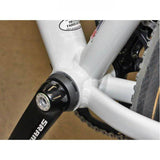 Wheels Manufacturing BB30 to 24/22mm crank spindle shims for SRAM and Truvativ, showing the metal shims and their fitment details.