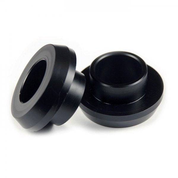 Wheels Manufacturing BB30 to 24mm crank spindle shim for Shimano HollowTech-II cranksets, showing the small metal component.