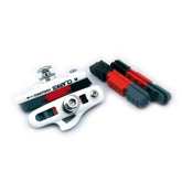 Clarks Gold Road Brake Pad Triple Compound With Light Cartridge Holder For Shimano & (55Mm) Brake Pads