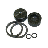Avid Elixir disc brake caliper piston kit spare parts, including piston components for bicycle brake maintenance.