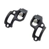 Avid SRAM Matchmaker pair handlebar control mounts for Avid levers and SRAM triggers, showcasing sleek black mounting components.