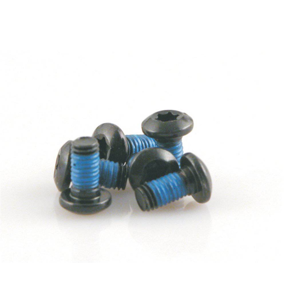 Avid Rotor Bolt Kit spare parts, six replacement bolts for brake rotors, shown in a close-up image of the components.