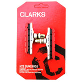Clarks Xtr Type V-Brake Pads Nut Fit Black + Extra Pads Red Brake Pads