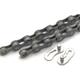 Clarks 8-speed MTB and road bike chain with 116 links, quick release, compatible with major derailleur systems, durable bike component.