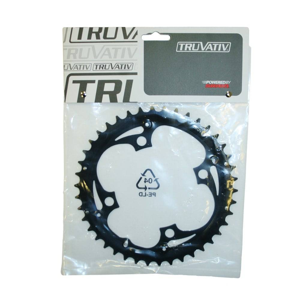 Truvativ Chainring MTB 42T 4 Bolt 104Mm Bcd Steel Matte Black Chain Ring