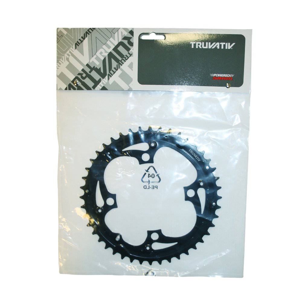 Truvativ Chainring MTB 44T 4 Bolt 104Mm Bcd Steel Matte Black Chain Ring