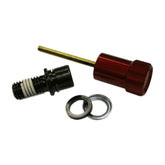 Rock Shox Rebound Adjuster Knob/Bolt Kit Aluminum Red (Short) Spares & Accesories