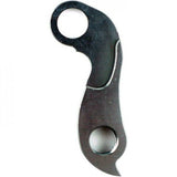 Wheels Manufacturing replaceable derailleur hanger dropout for bike frames, component part in silver finish.