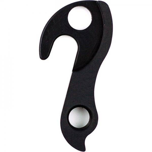 Wheels Manufacturing Replaceable Derailleur Hanger Dropout 105 for precise shifting on bike components, shown in metallic finish.