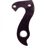 Wheels Manufacturing replaceable derailleur hanger dropout for bike frames, component part, durable metal construction.