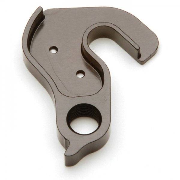Wheels Manufacturing replaceable derailleur hanger dropout 13 for bike frames, showing metal component with mounting holes.