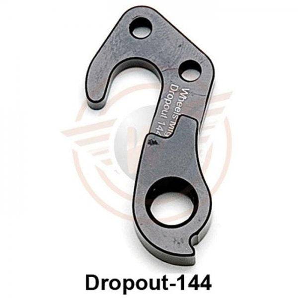 Wheels Manufacturing replaceable derailleur hanger dropout, CNC machined bike component for bike derailleur alignment.