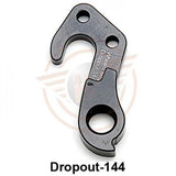 Wheels Manufacturing replaceable derailleur hanger dropout, CNC machined bike component for bike derailleur alignment.