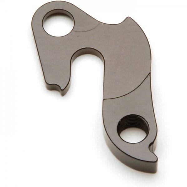 Wheels Manufacturing replaceable derailleur hanger dropout for bikes, CNC machined metal component for bike derailleur attachment.