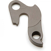 Wheels Manufacturing replaceable derailleur hanger dropout for bikes, CNC machined metal component for bike derailleur attachment.