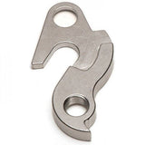 Wheels Manufacturing CNC machined replaceable derailleur hanger dropout for bike components, showcasing precise metal craftsmanship.