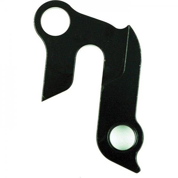 Wheels Manufacturing CNC machined replaceable derailleur hanger dropout for bike components, upgrade part with precise machining.