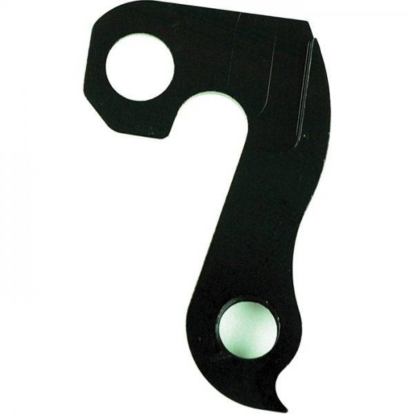 Wheels Manufacturing CNC machined derailleur hanger dropout for bike components, OEM replacement part, drop style, durable construction.