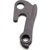 Wheels Manufacturing CNC machined derailleur hanger dropout for bike components, easy to replace and compatible with various bike frames.