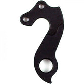 Wheels Manufacturing CNC machined replaceable derailleur hanger dropout for bicycle components, in silver finish.