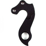 Wheels Manufacturing CNC machined replaceable derailleur hanger dropout for bicycle components, in silver finish.