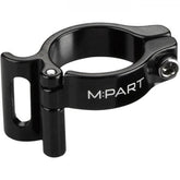 M Part front derailleur clamp for 34.9mm braze-on front mech adapter, durable bike component for precise gear shifting.