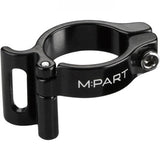 M Part front derailleur clamp for 34.9mm braze-on front mech adapter, durable bike component for precise gear shifting.