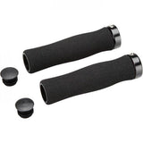 M Part Comfort Foam Lock-On Vice Grips with Bar End Plugs for bike handlebars, featuring ergonomic foam and secure lock-on design.