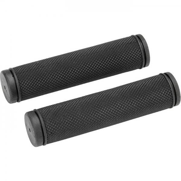 M Part youth bike grips with bar end plugs, featuring a comfortable, durable, and secure grip for bicycle handlebars.