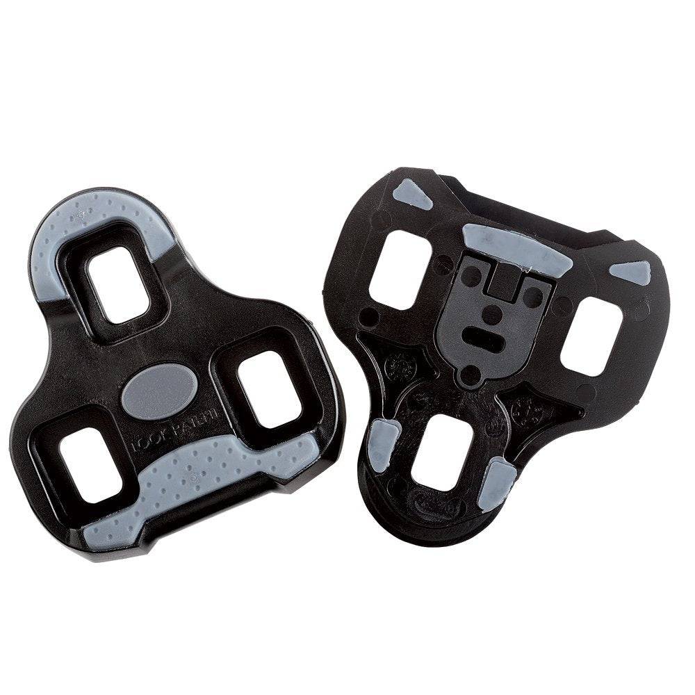 LOOK KEO Cleat with Gripper 0 Degree fixed pedal cleats in black for cycling, showing the durable cleat and mounting mechanism