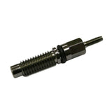 RockShox Reverb remote seatpost hose barb spare part for hydraulic systems, shown in close-up on a white background.